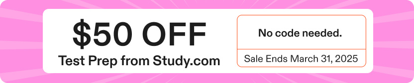 20% off study.com