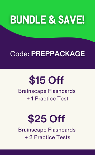 Brainscape practice tests promotion