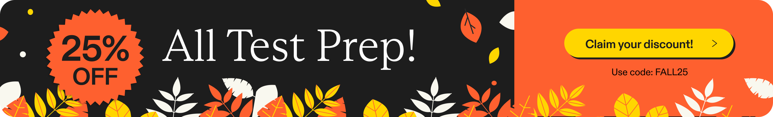 25% off praxis test prep