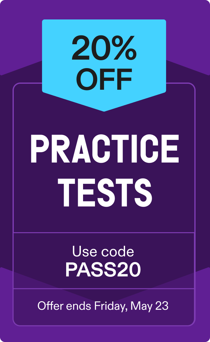 20% off practice tests