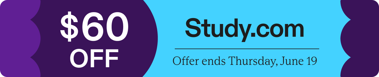 $60 off study.com