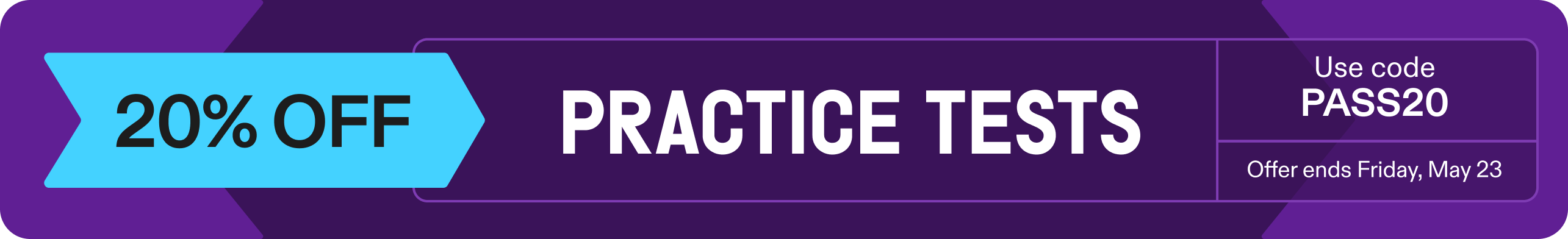 20% off practice tests
