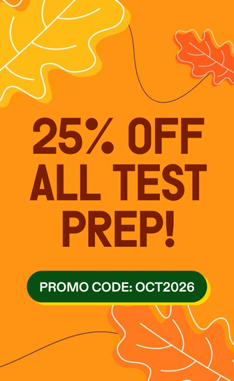 25% off praxis test prep