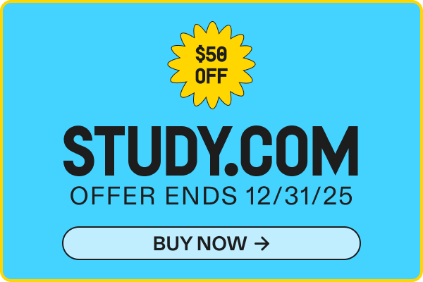 $50 off study.com