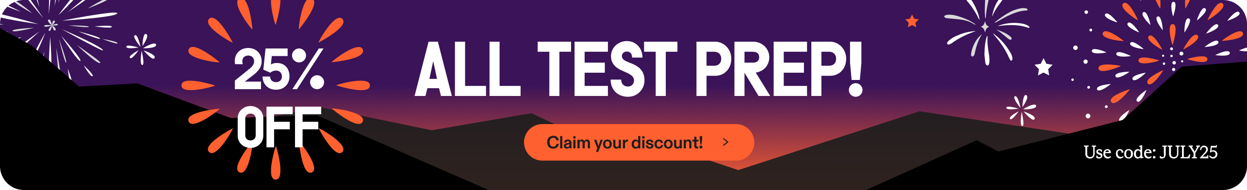 25% off praxis test prep