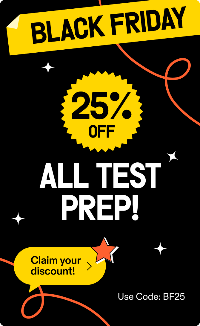 25% off praxis test prep