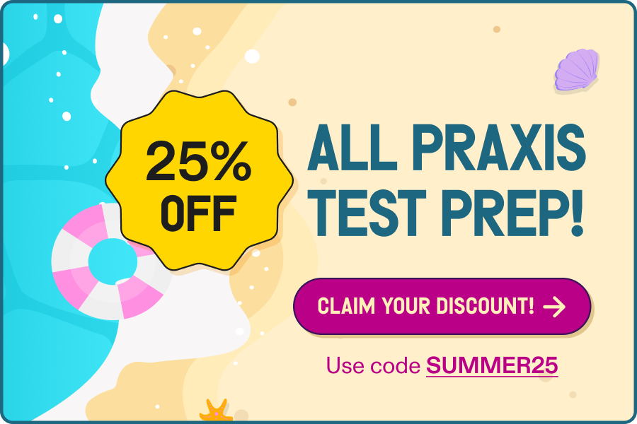 25% off test prep