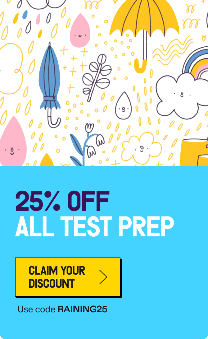 25% off praxis test prep