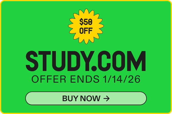 $50 off study.com
