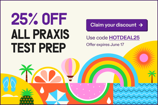 25% off test prep
