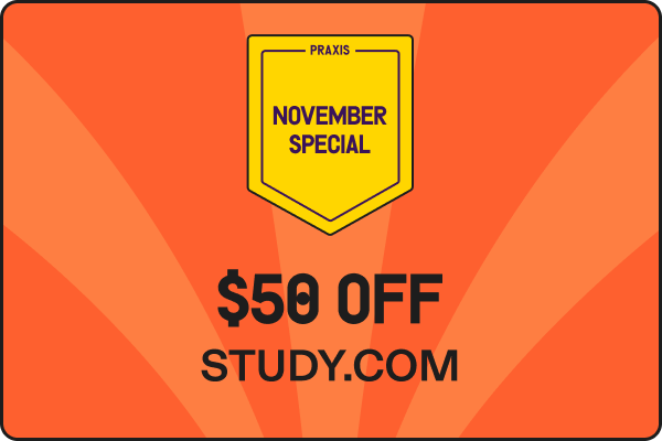 $50 off study.com