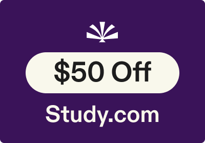 $50 off study.com