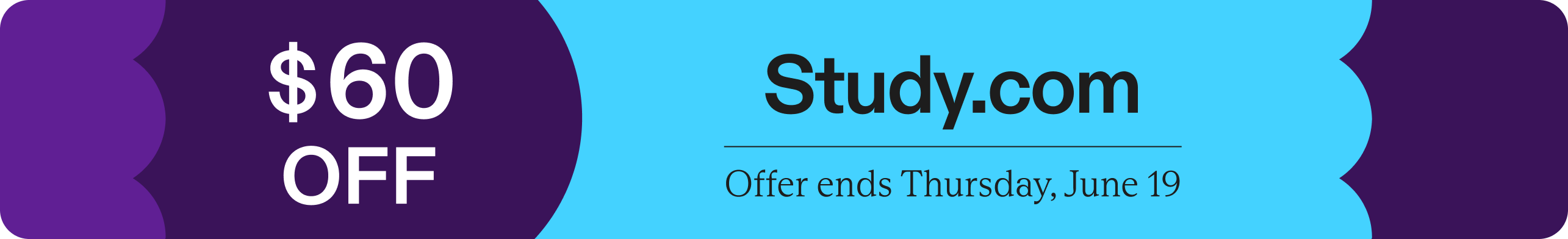 $60 off study.com
