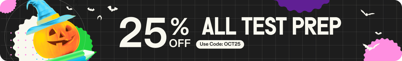 25% off praxis test prep