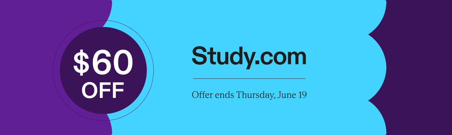 $60 off study.com