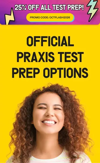 25% off praxis test prep