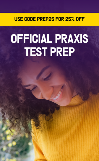 25% off praxis test prep