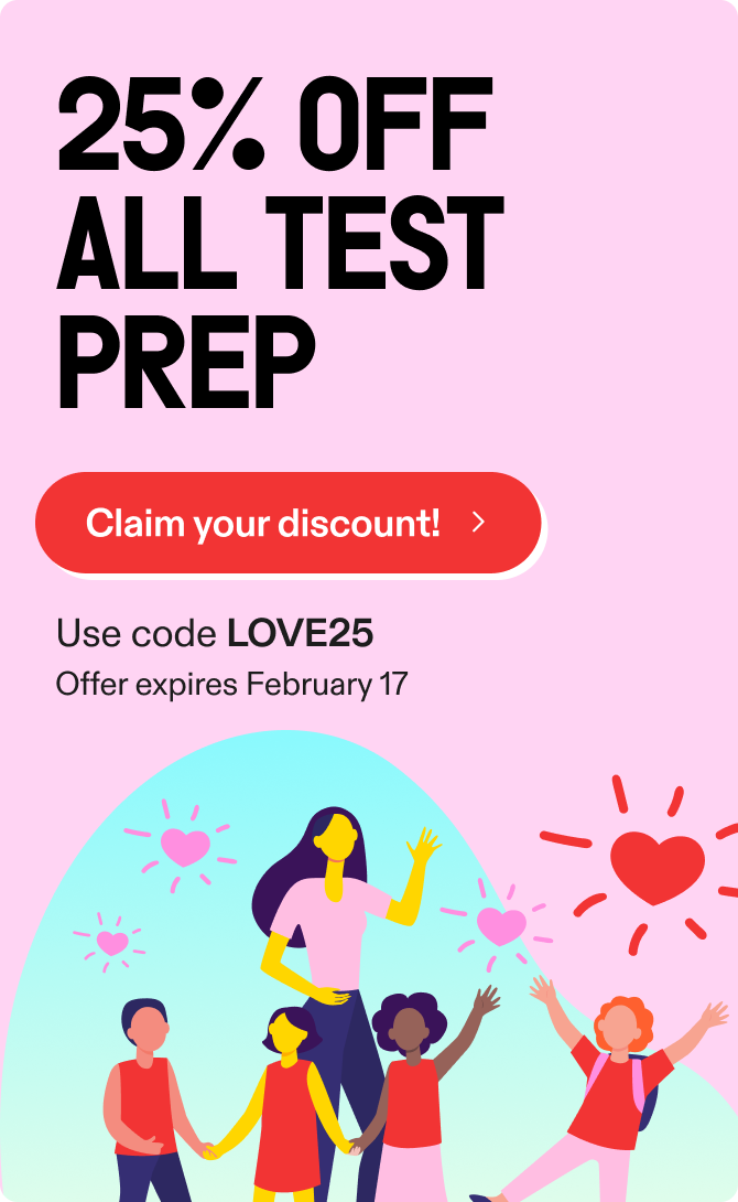 25% off praxis test prep