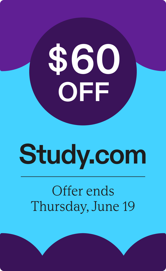 $60 off study.com