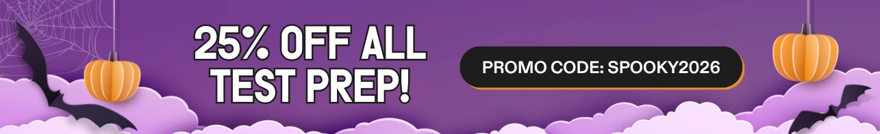 25% off praxis test prep