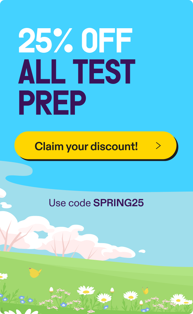 25% off praxis test prep