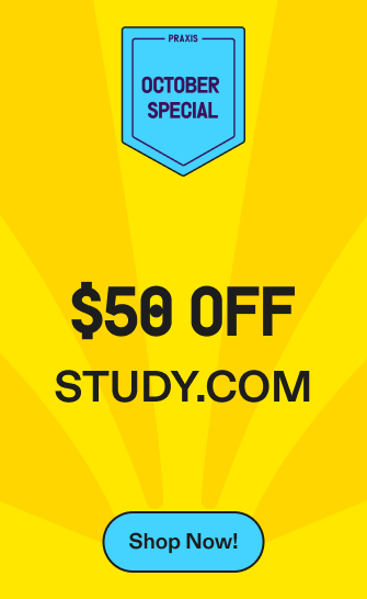 $50 off study.com