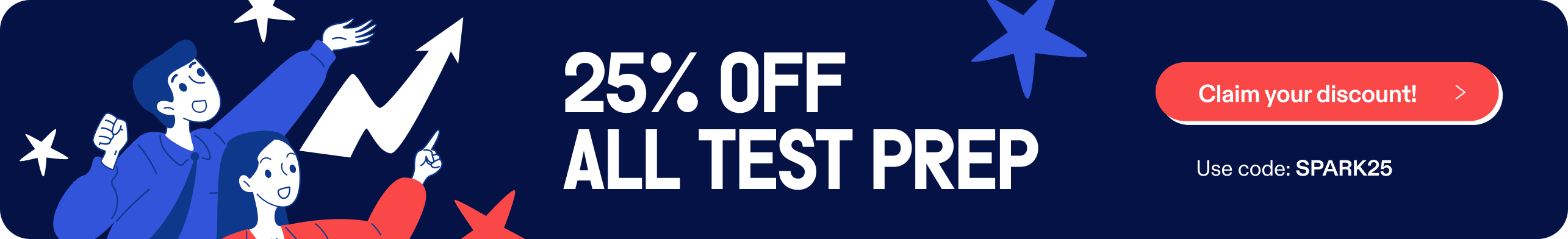 25% off praxis test prep
