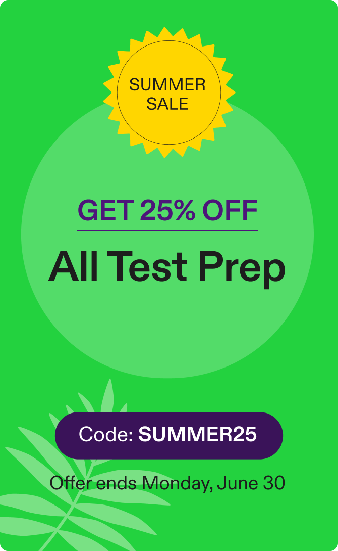 25% off praxis test prep