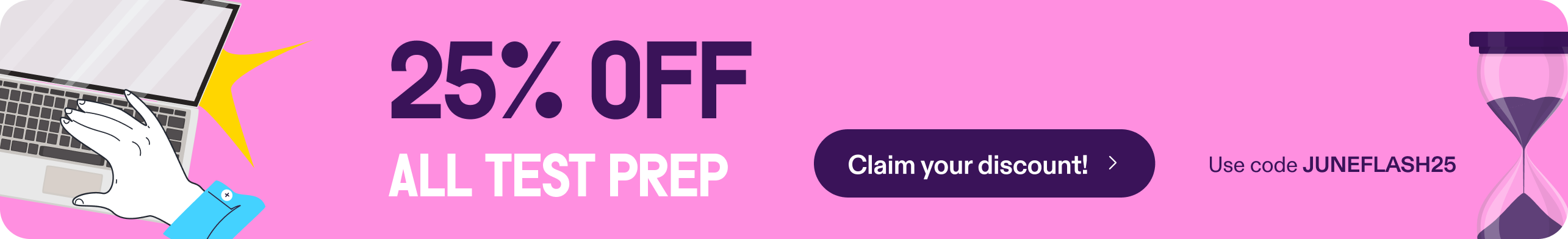 25% off praxis test prep