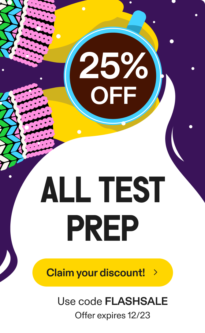 25% off praxis test prep