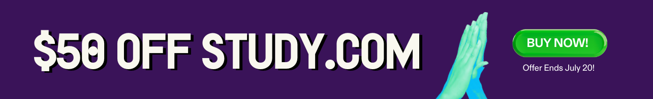 $50 off study.com