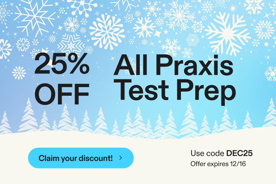 25% off test prep