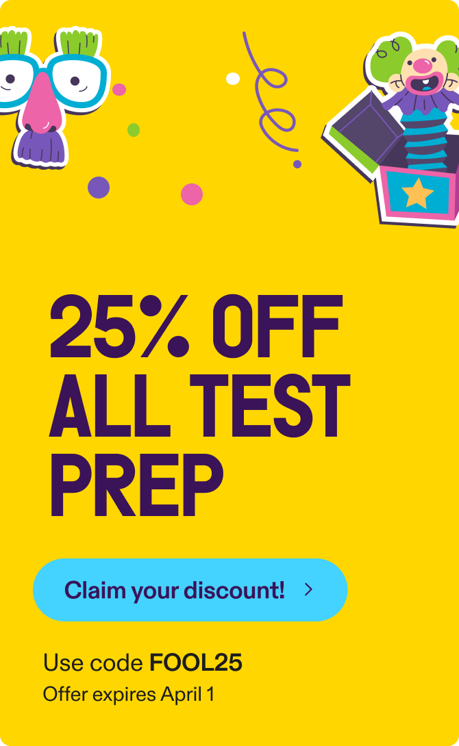 25% off praxis test prep